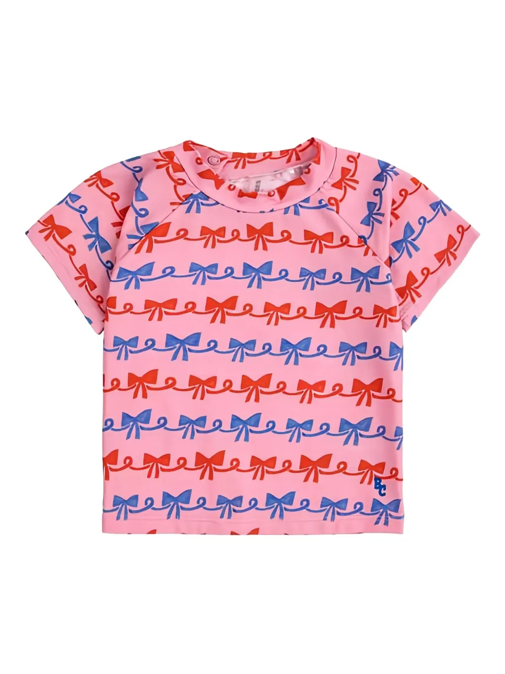 Bobo Choses T-shirt met strikprint Roze