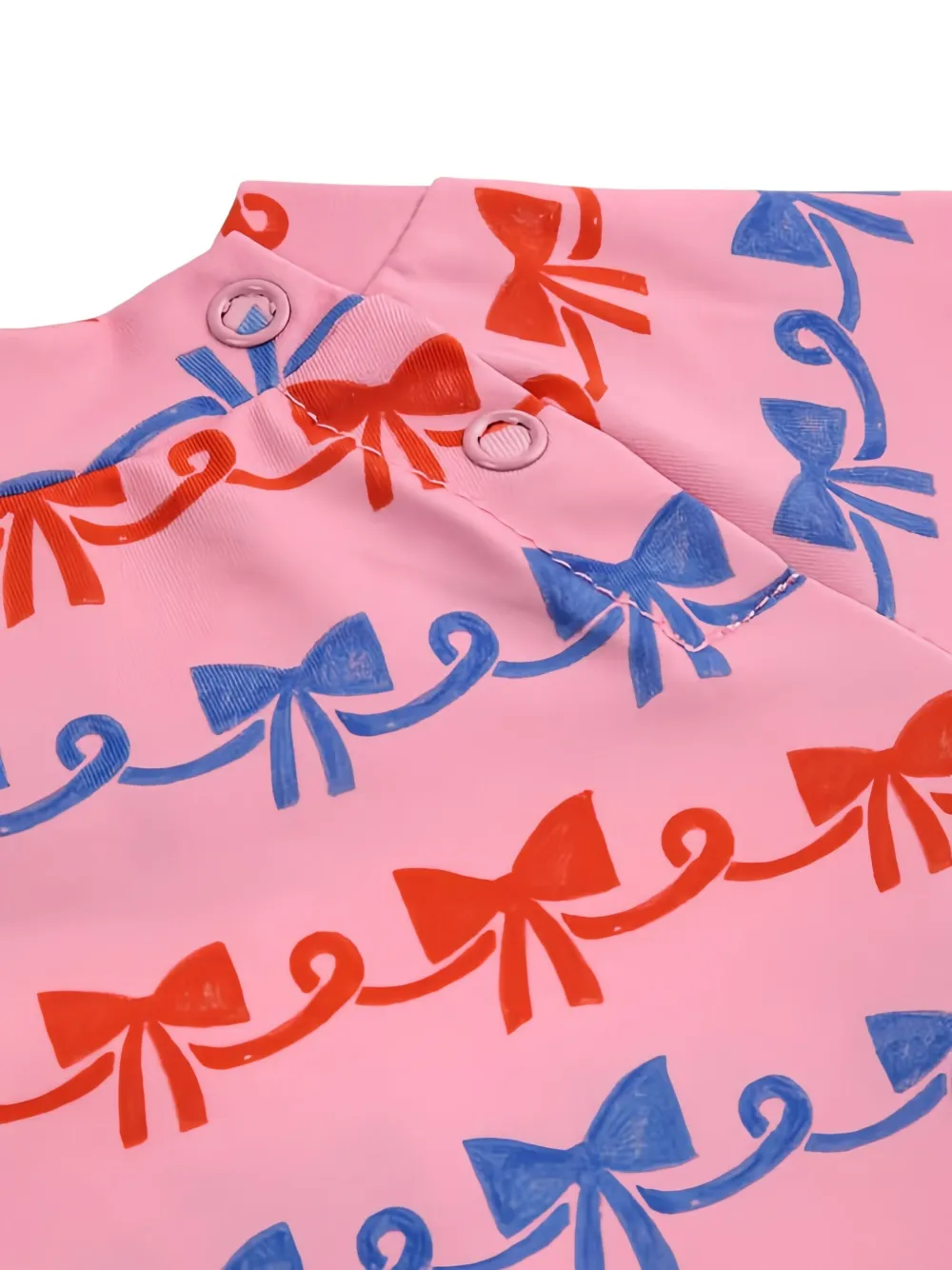 Bobo Choses T-shirt met strikprint Roze