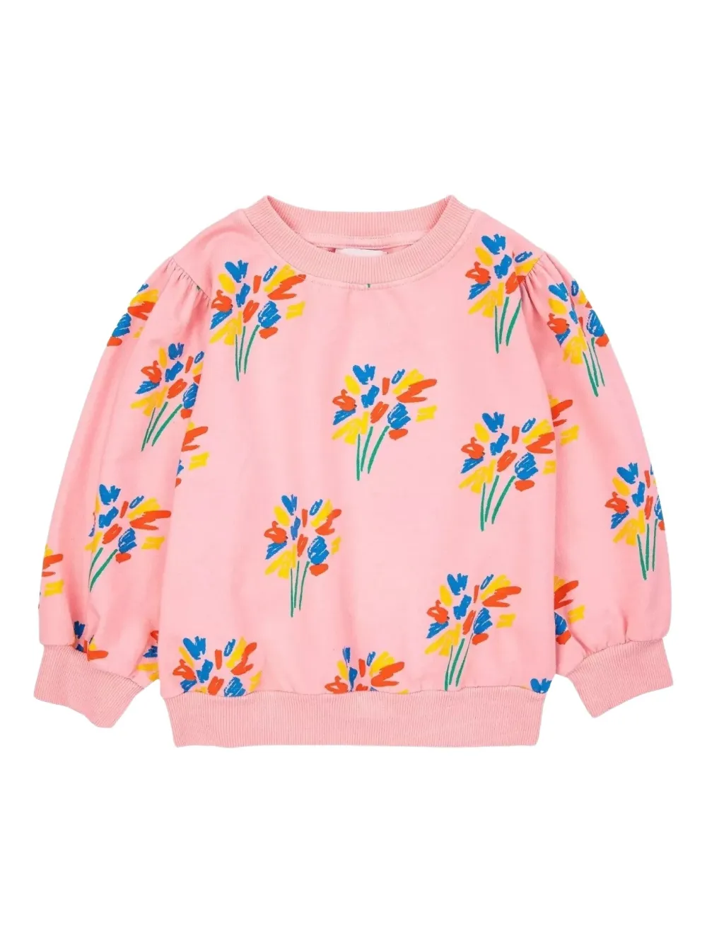 Bobo Choses flower-print sweatshirt Roze