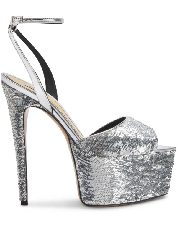 サンダル・ミュール ALEXANDRE VAUTHIER AVI2004 007 Sandals llic Alexandre Vauthier crystal-embellished Bow 105mm Sandals