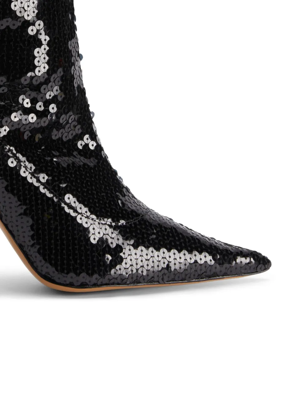 Alexandre Vauthier 100mm sequin-embellished boots Black