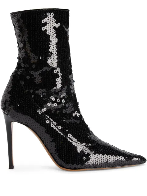 Alexandre Vauthier 100mm sequin-embellished boots