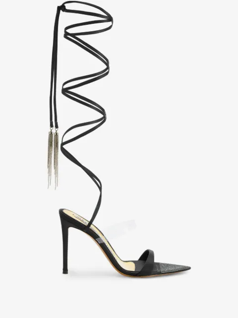 Alexandre Vauthier 105mm mirrored-finish stiletto pumps