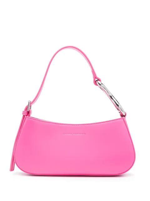 Chiara Ferragni logo-debossed shoulder bag