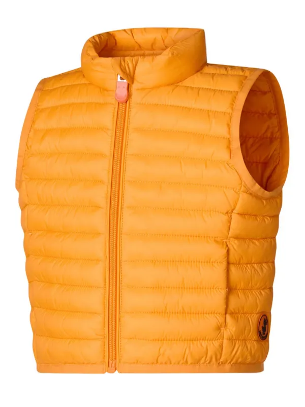 Save The Duck Kids Gesteppte Kapuzenweste Orange FARFETCH DE