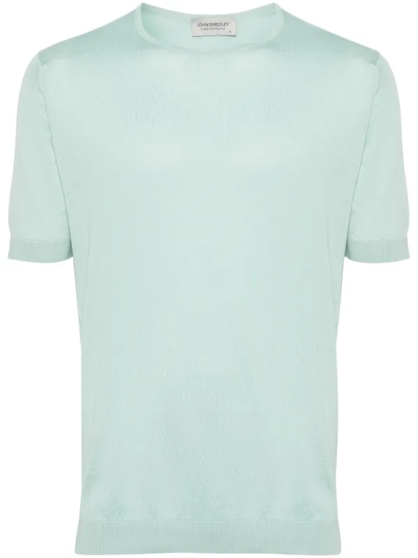 Tシャツ・カットソー JOHN SMEDLEY Men T Shirts BELDEN096SEA Green 23064238_53952131_600.jpg