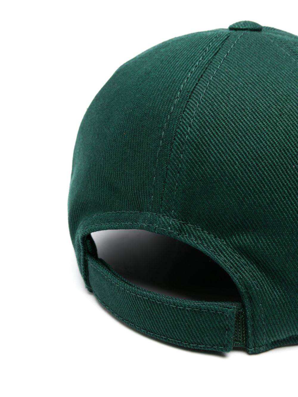 Miu Miu logo-embroidered baseball cap - Groen