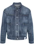 Neighborhood paint-splatter denim jacket - Blue