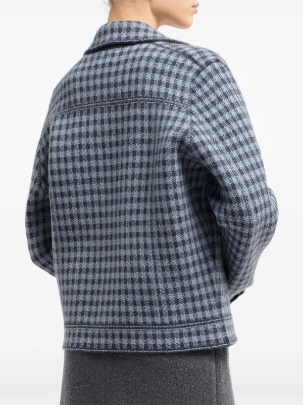 Quilted jacket with hood - Sky Blue | Benetton