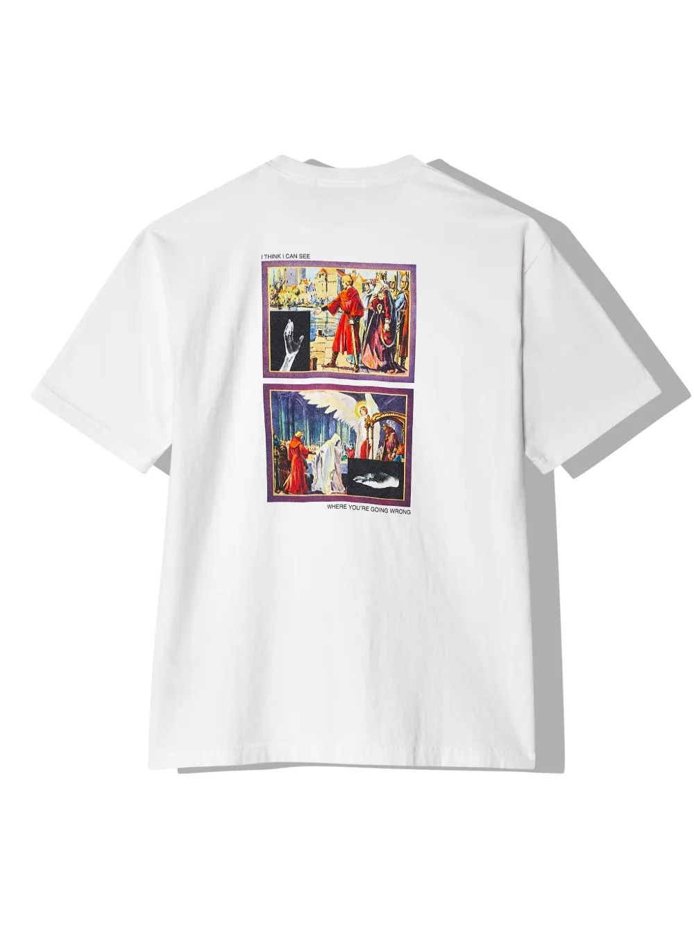 Undercover Katoenen T-shirt met logoprint Wit