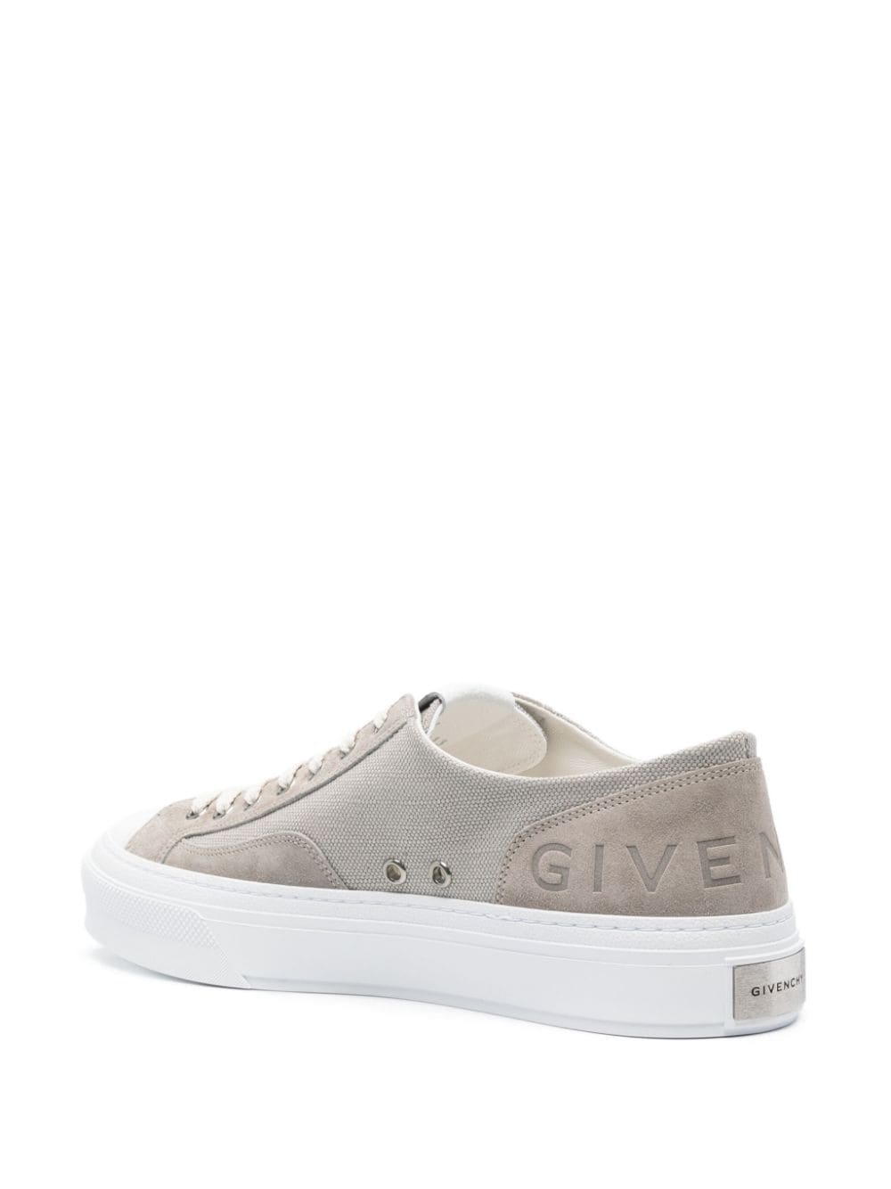 Shop Givenchy City Low-top Sneakers In Grey