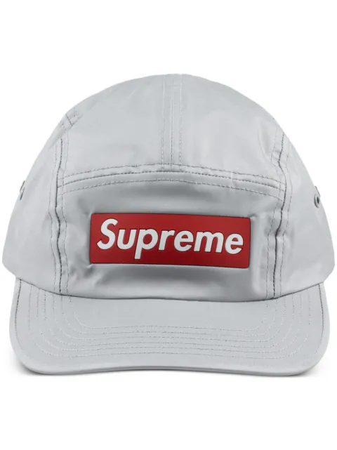 Supreme rubberised-logo baseball cap