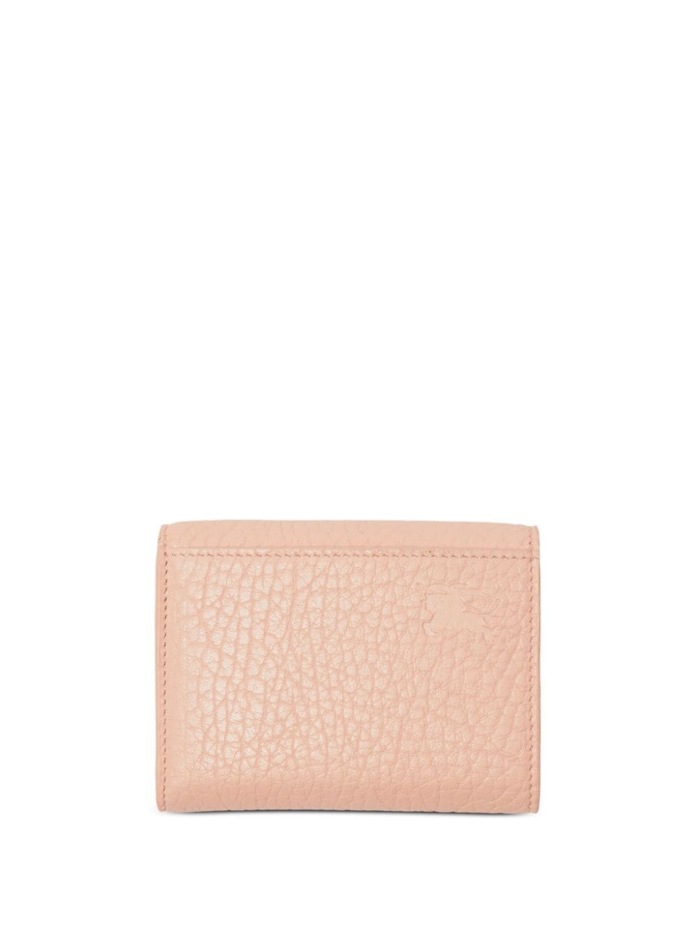 Shop Burberry Chess Leather Wallet In Rosa
