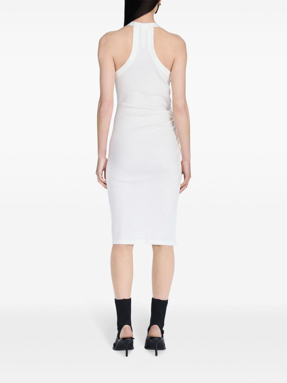 Dion Lee Midi-jurk met gespdetail Wit