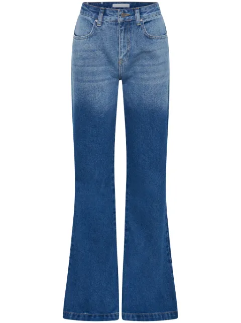 Dion Lee jeans acampanados con tiro medio