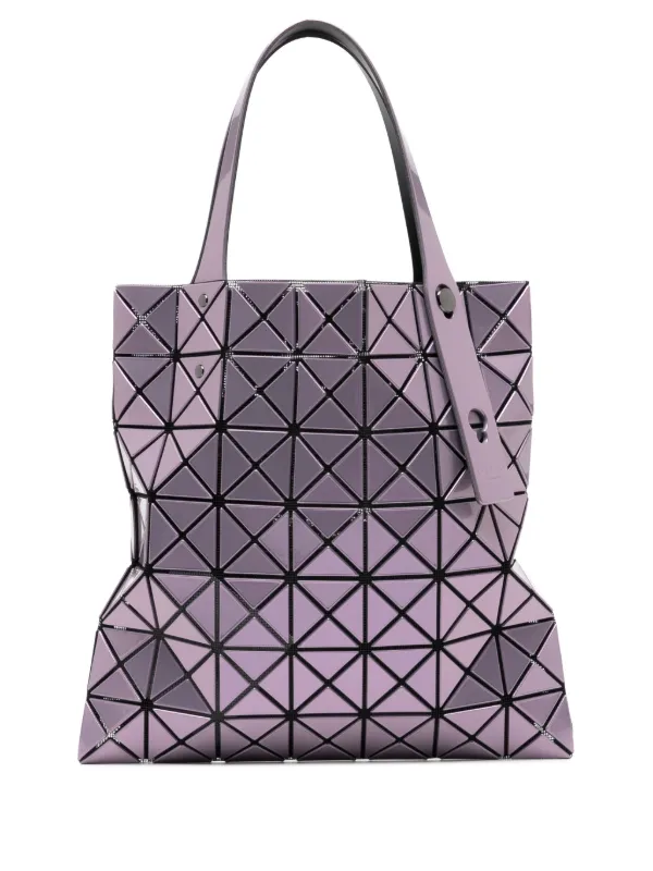 Bao Bao Issey Miyake Prism metallic finish Tote Bag Paars FARFETCH NL