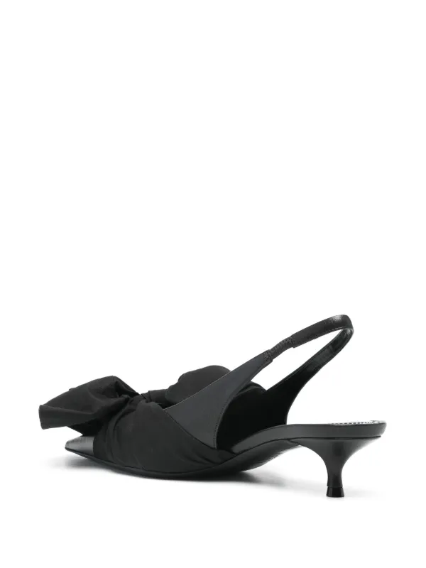 ◆春パンプス◆【BALENCIAGA】Knife ボウ レザートリム パンプス ◇春パンプス◇【BALENCIAGA】Knife ボウ レザートリム パンプス