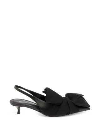 Balenciaga リボン レザーパンプス | ブラック | FARFETCH JP