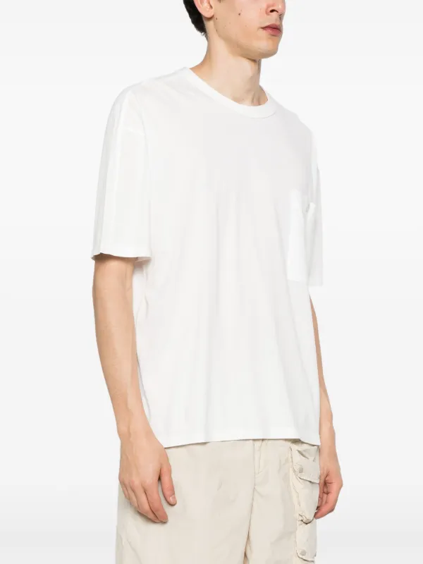 Tシャツ・カットソー Ten-C Chest Pocket Logo Label Hood White 23CTCUF08086100 23 Ten C chest-pocket T-shirt | White | FARFETCH UZ