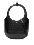 Courrèges Holy leather tote bag - Black