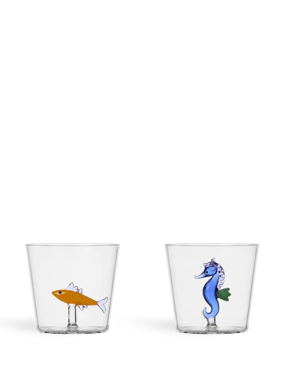 Ichendorf Milano Marine Garden Assorted Tumblers (set Of Six) In White