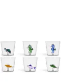 Ichendorf Milano Marine Garden assorted tumblers (set of six) - White