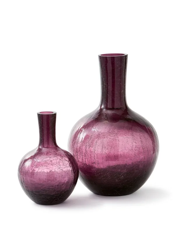 POLSPOTTEN Ball Body フラワーベース 32cm x 21.6cm | パープル