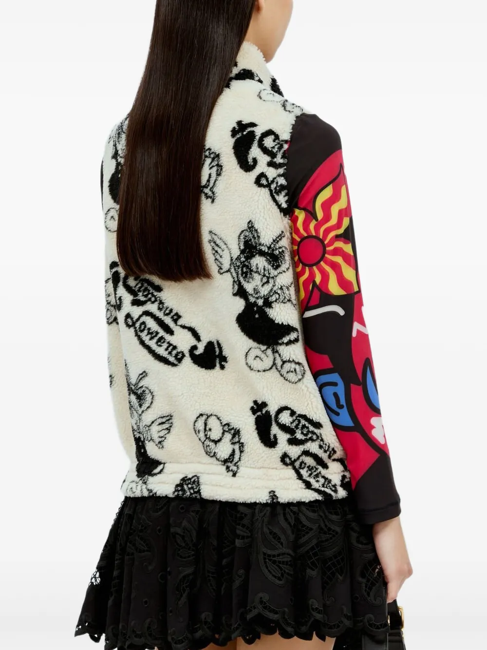 Chopova Lowena Cartoon-print Gilet In White