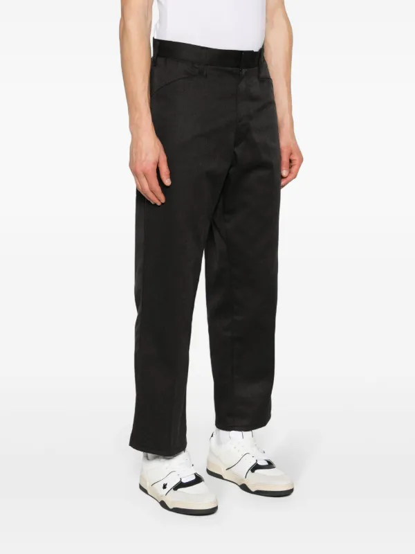 Neighborhood mid-rise straight-leg Trousers | Black | FARFETCH