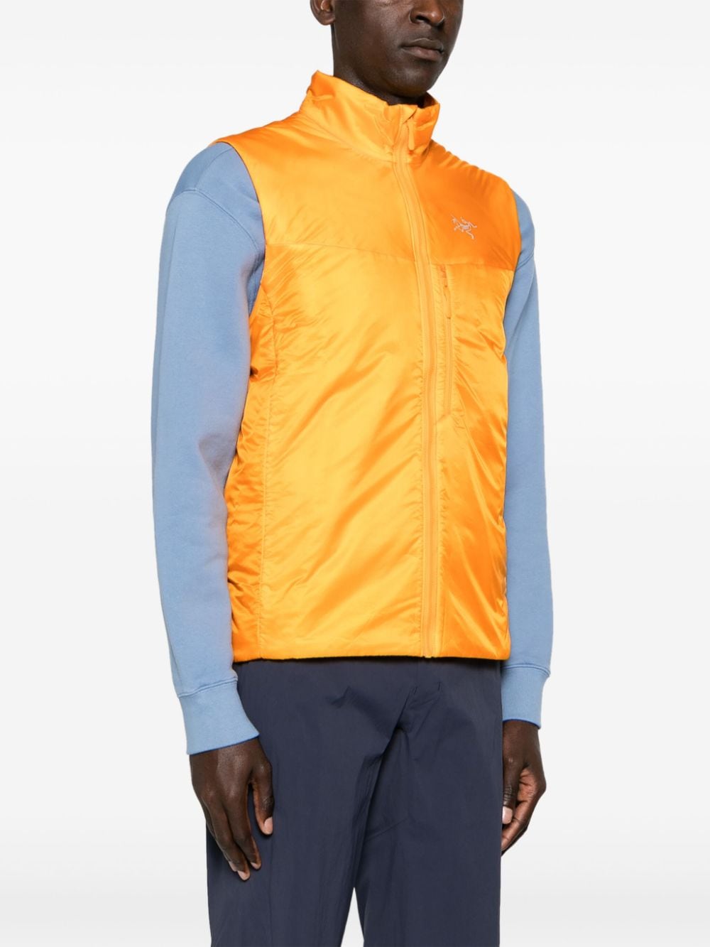 Shop Arc'teryx Nuclei Padded Gilet In Orange