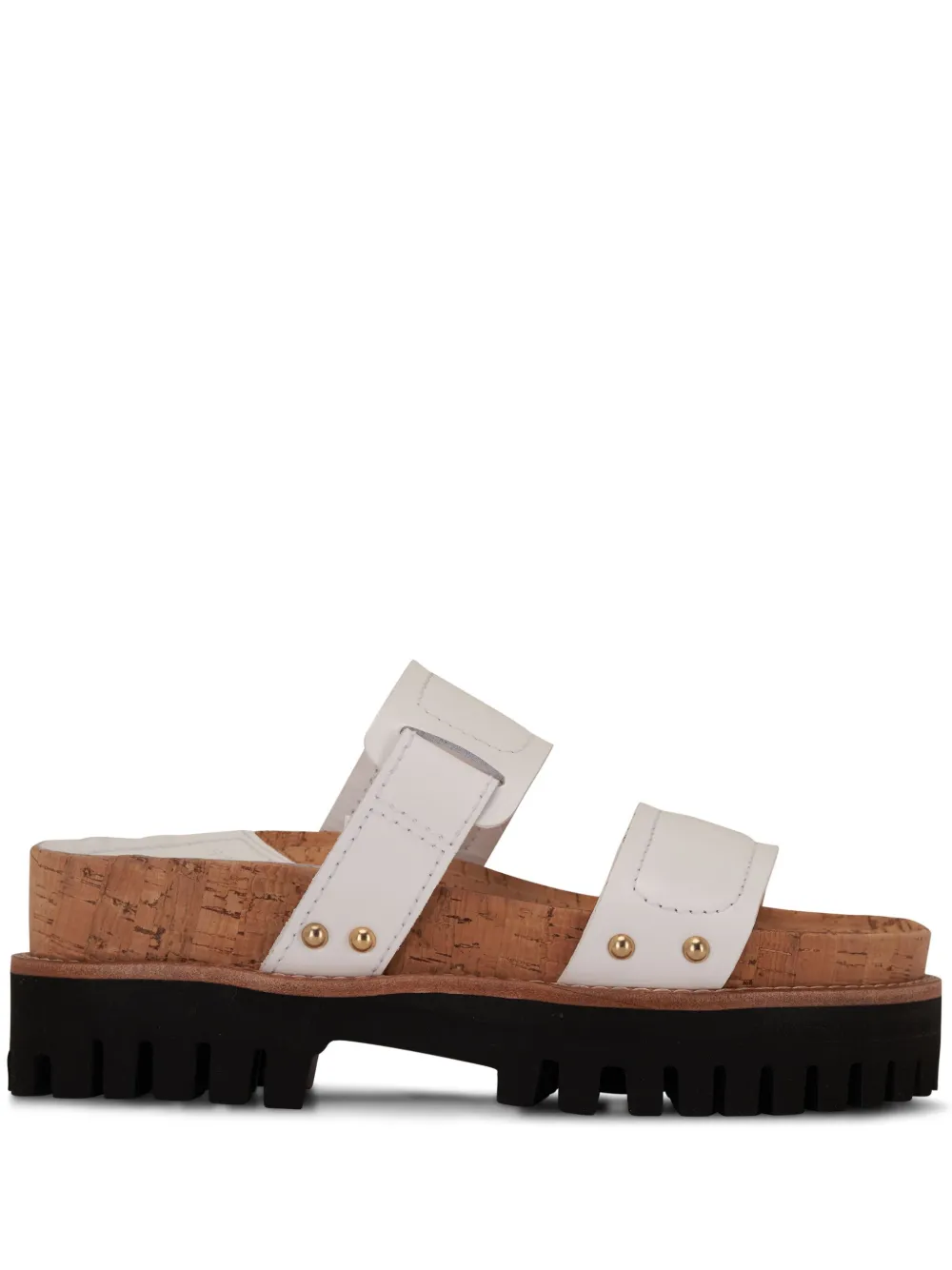 Dorothee Schumacher Sporty leather sandals - White