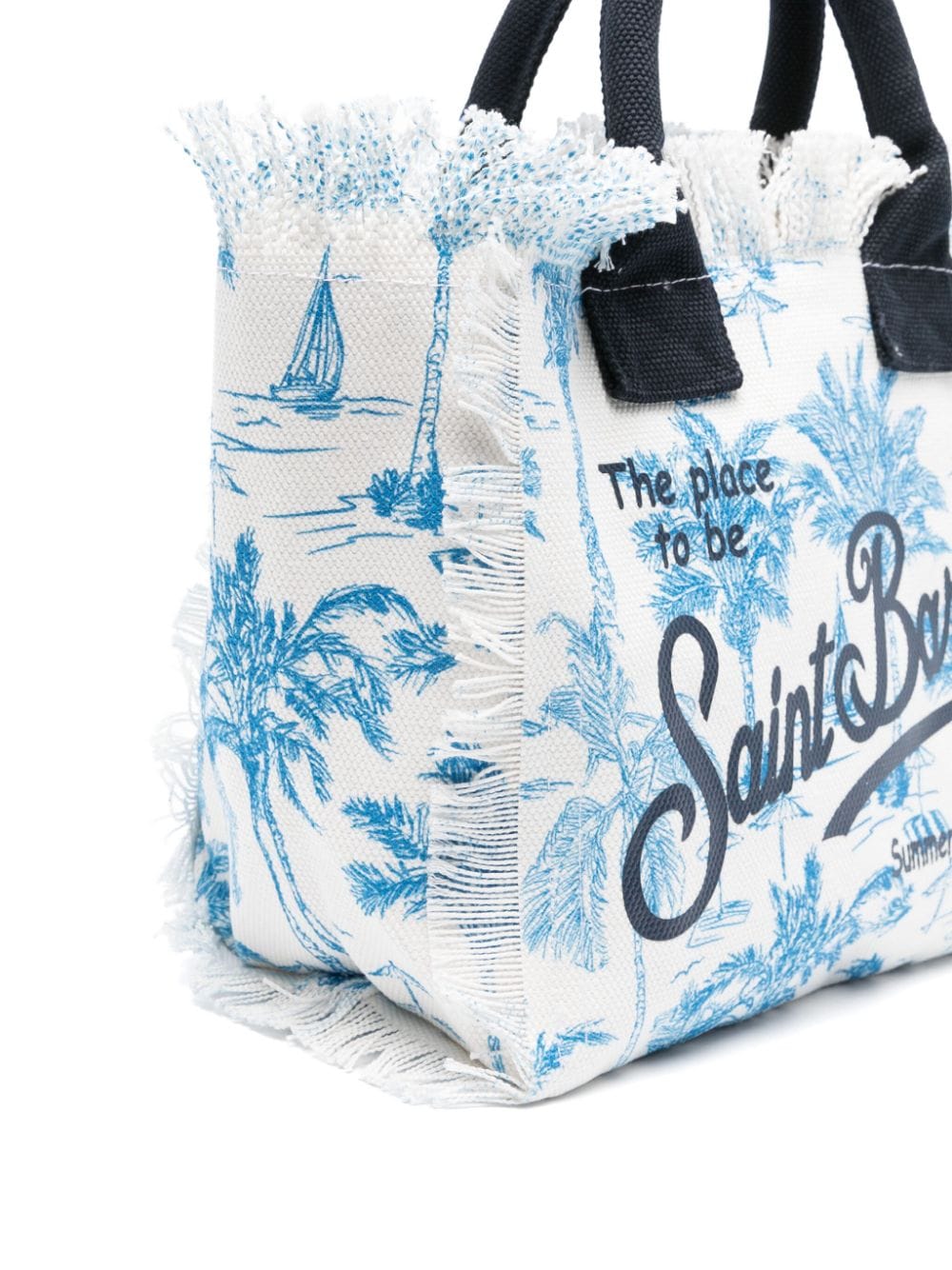 Shop Mc2 Saint Barth Colette Beach Bag In White