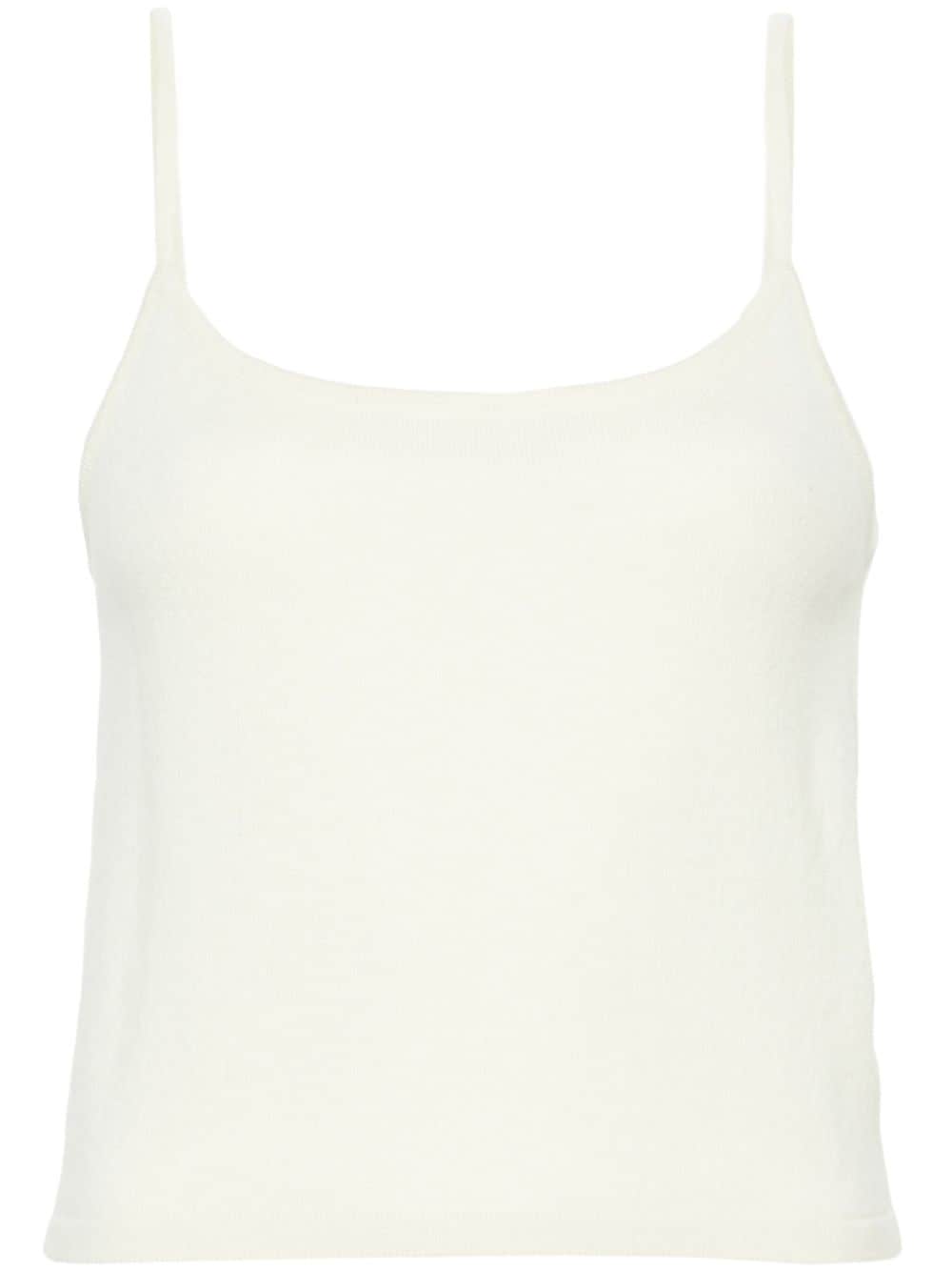 Teddy Cashmere Rapallo Cashmere Tank Top In Yellow
