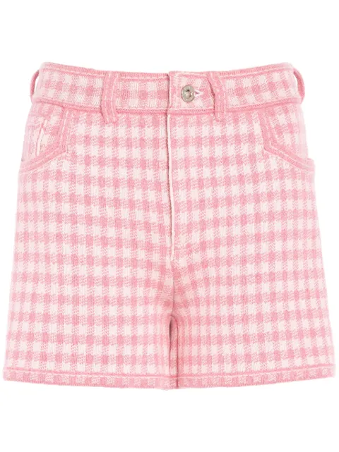 Barrie shorts con motivo de cuadros gingham