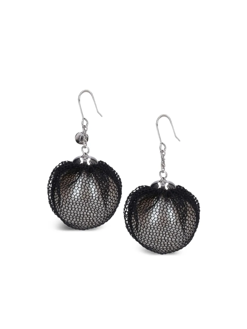 Undercover lace-sphere earrings | Image 2