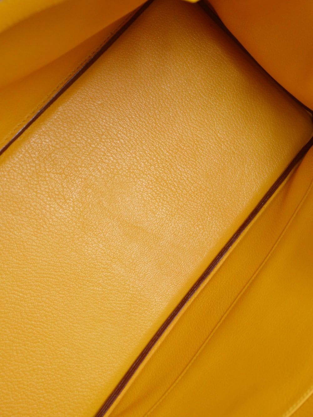 Pre-owned Hermes 2003 Birkin 40 Handbag In Yellow