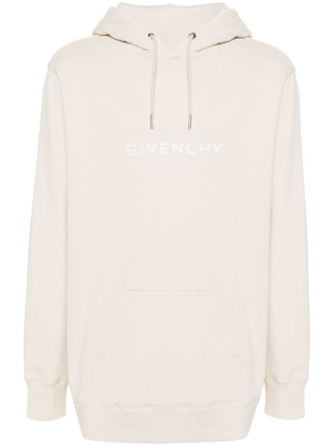 Givenchy logo-print cotton hoodie Men