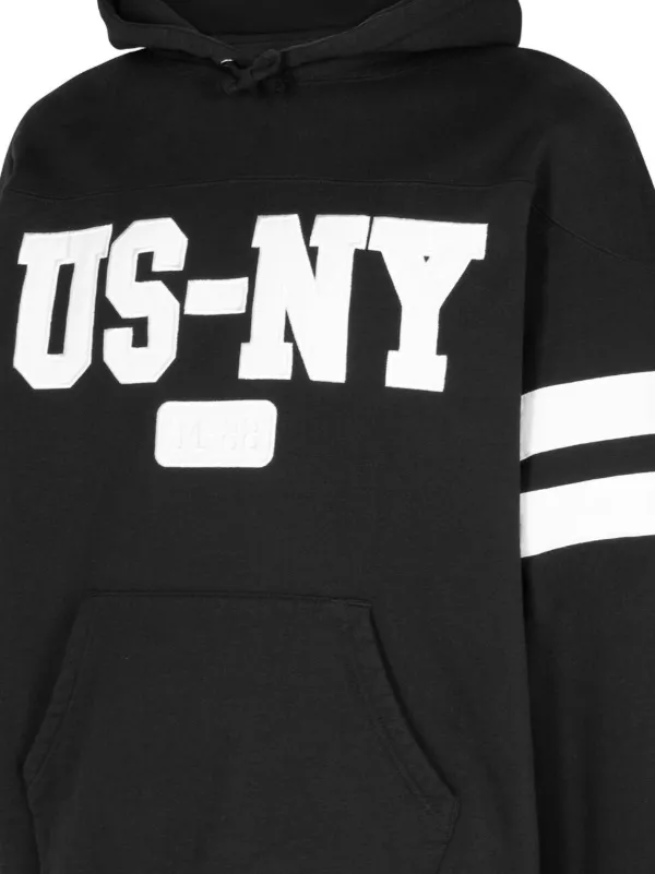 Supreme US NY Cotton Hoodie Black FARFETCH HK