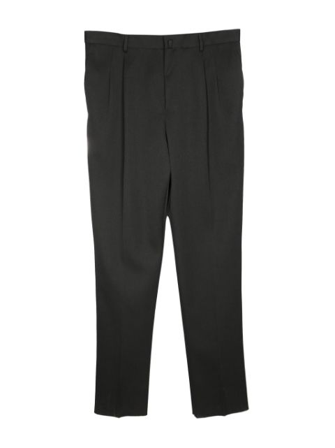 Lanvin high-waisted tapered-leg wool trousers 