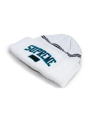 Supreme x New Era Box Logo Beanie | White | FARFETCH AU