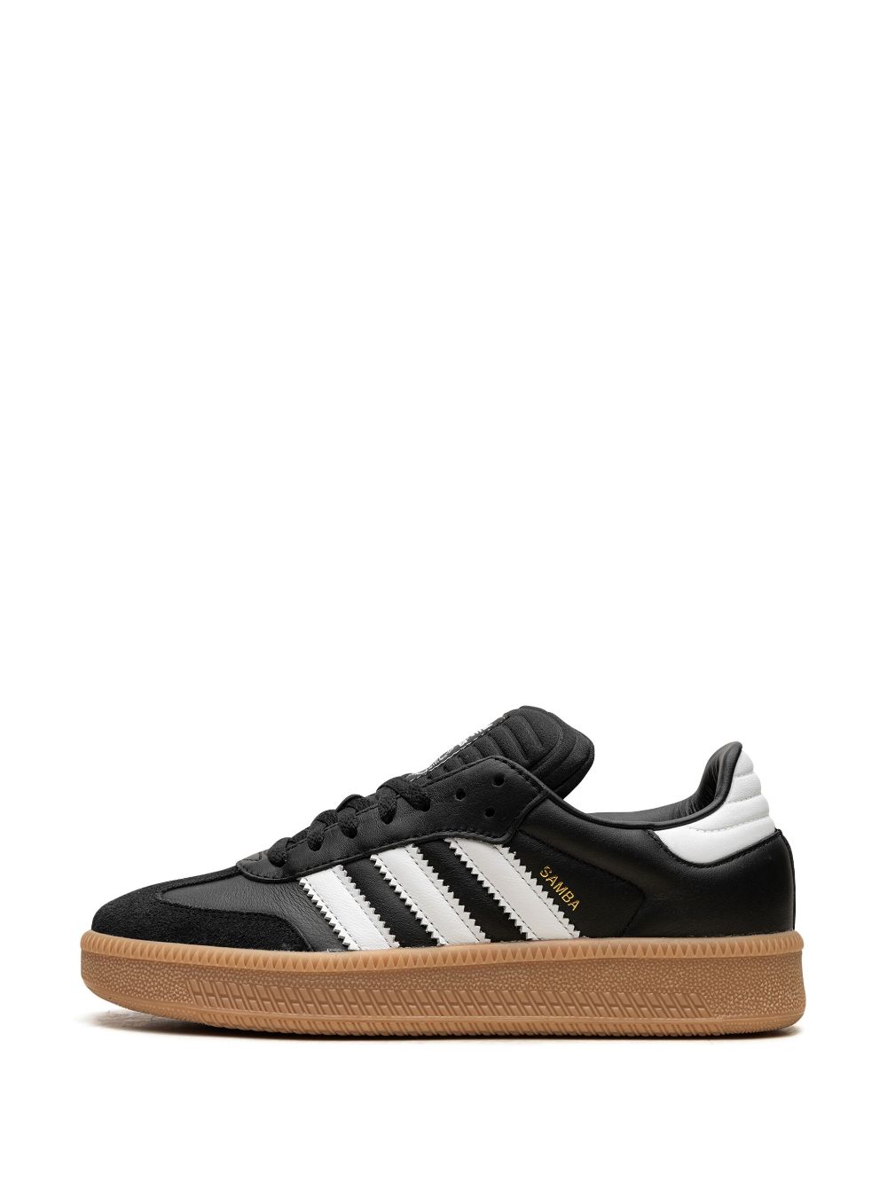 Shop Adidas Originals Samba Xlg "black/white/gum" Sneakers