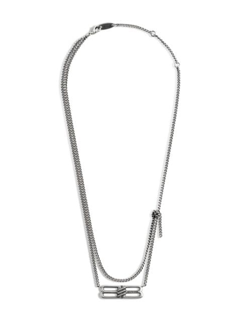 Balenciaga BB Icon chain necklace