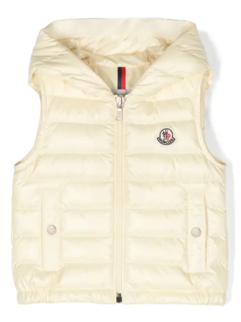 Moncler Enfant جيليه 'كورون' بأبليكة شعار الماركة