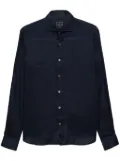 Orian long-sleeve linen shirt - Blue