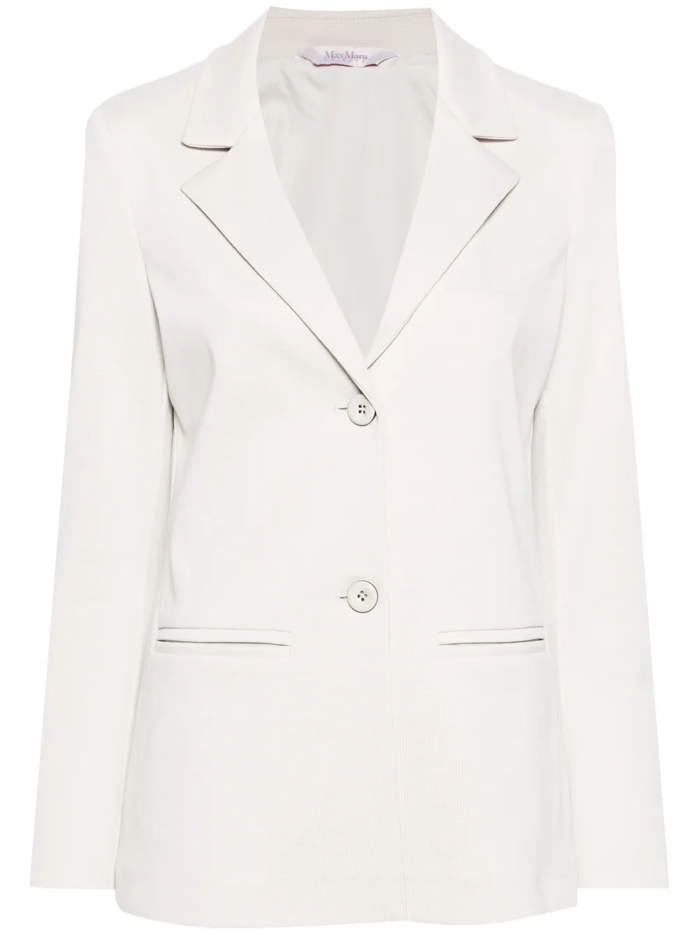 Max Mara Leisure Madera jersey blazer Beige