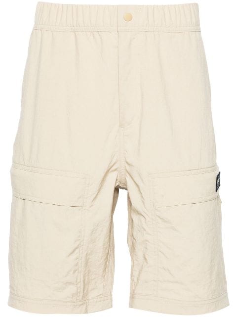adidas logo-patch elasticated-waist shorts
