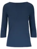 Majestic Filatures boat-neck long-sleeve T-shirt - Blue