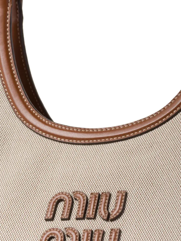 Miu Miu Ivy Tote Bag | Neutrals | FARFETCH