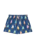 MC2 Saint Barth Kids graphic-print swim shorts - Blue