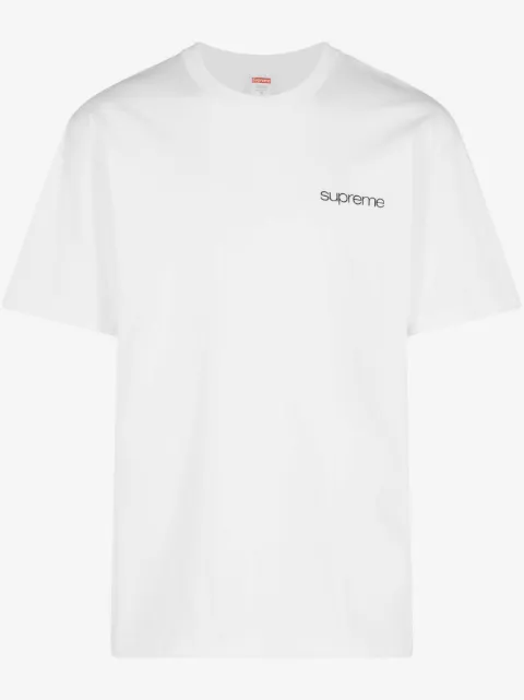 Supreme logo-print cotton T-shirt